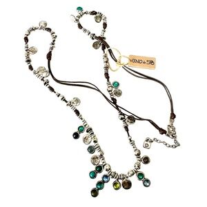 Uno de 50 long necklace